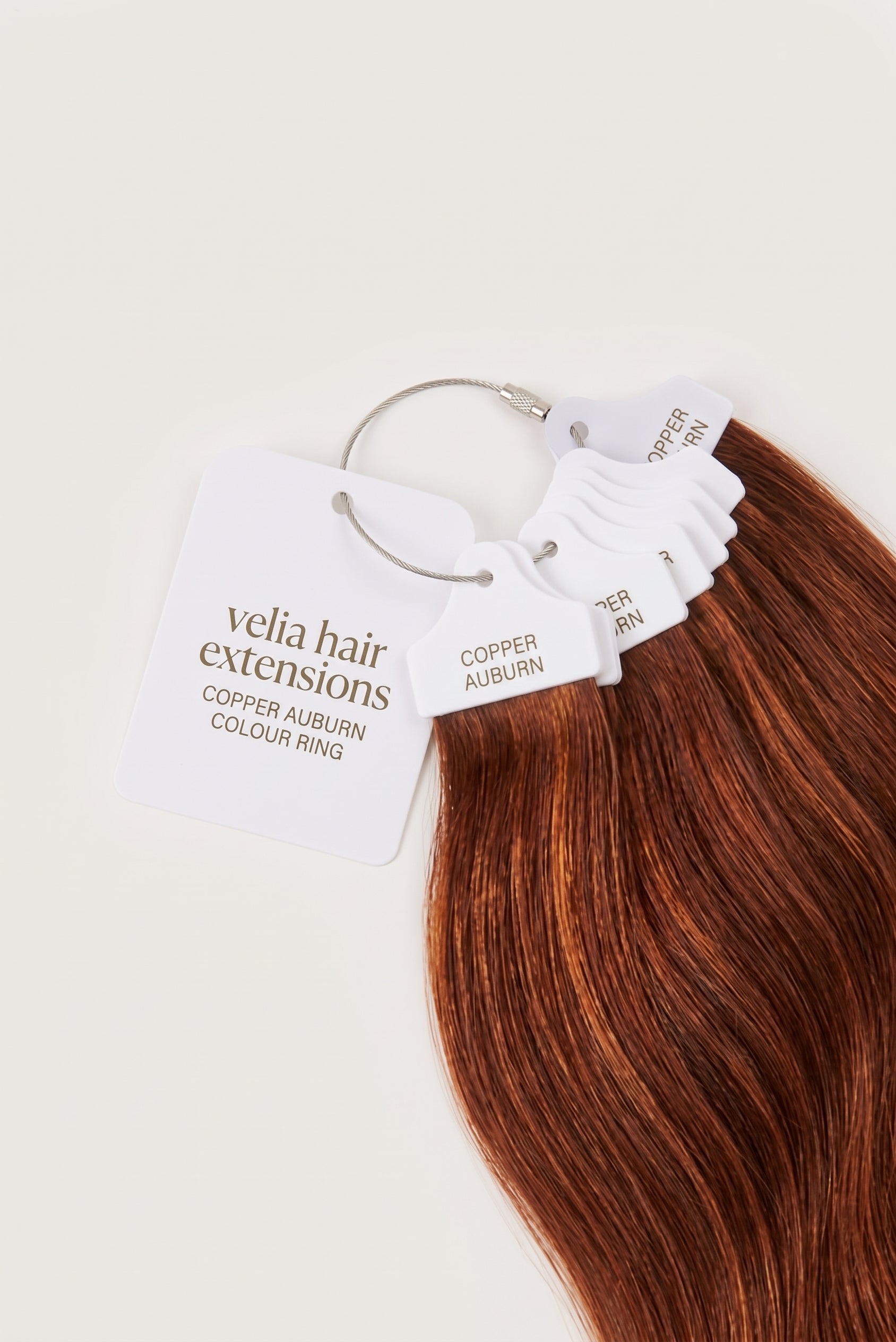 VELIA Copper Auburn hair shade