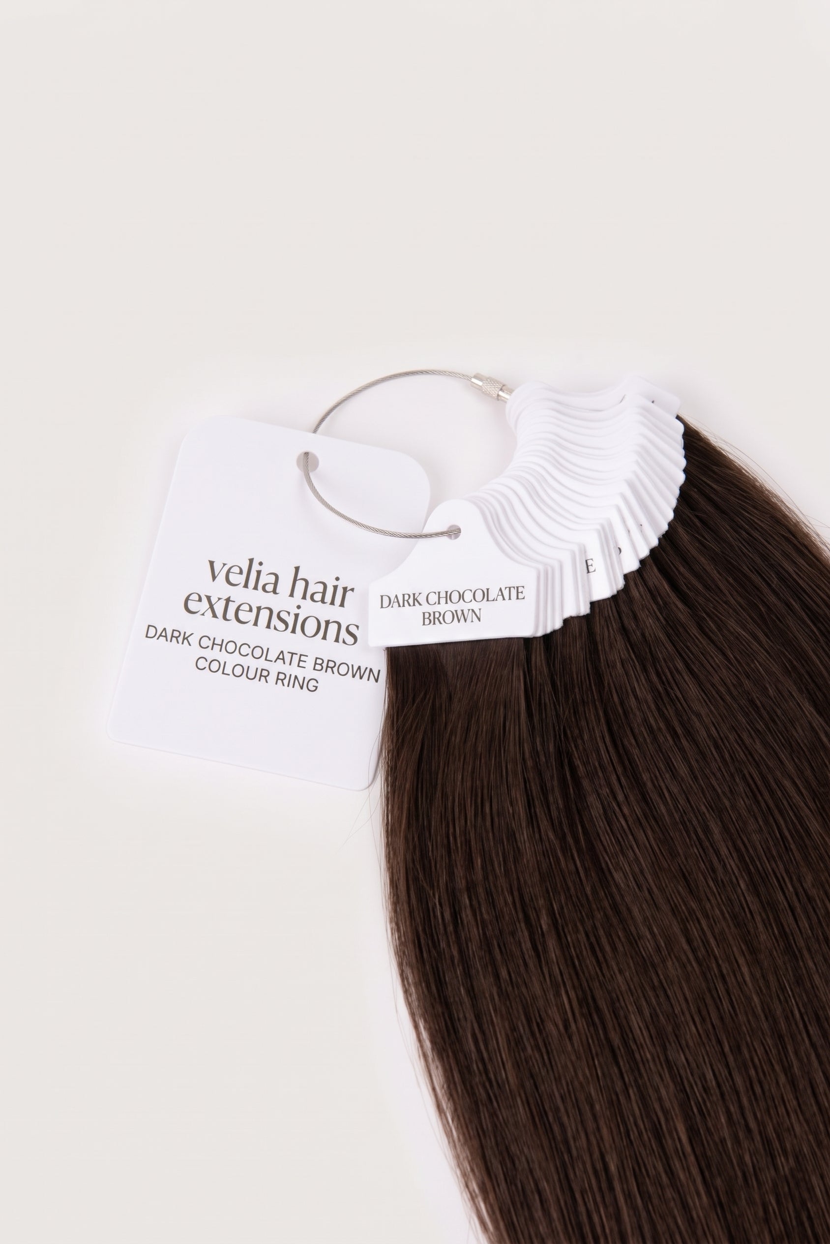 VELIA Dark Chocolate Brown hair shade
