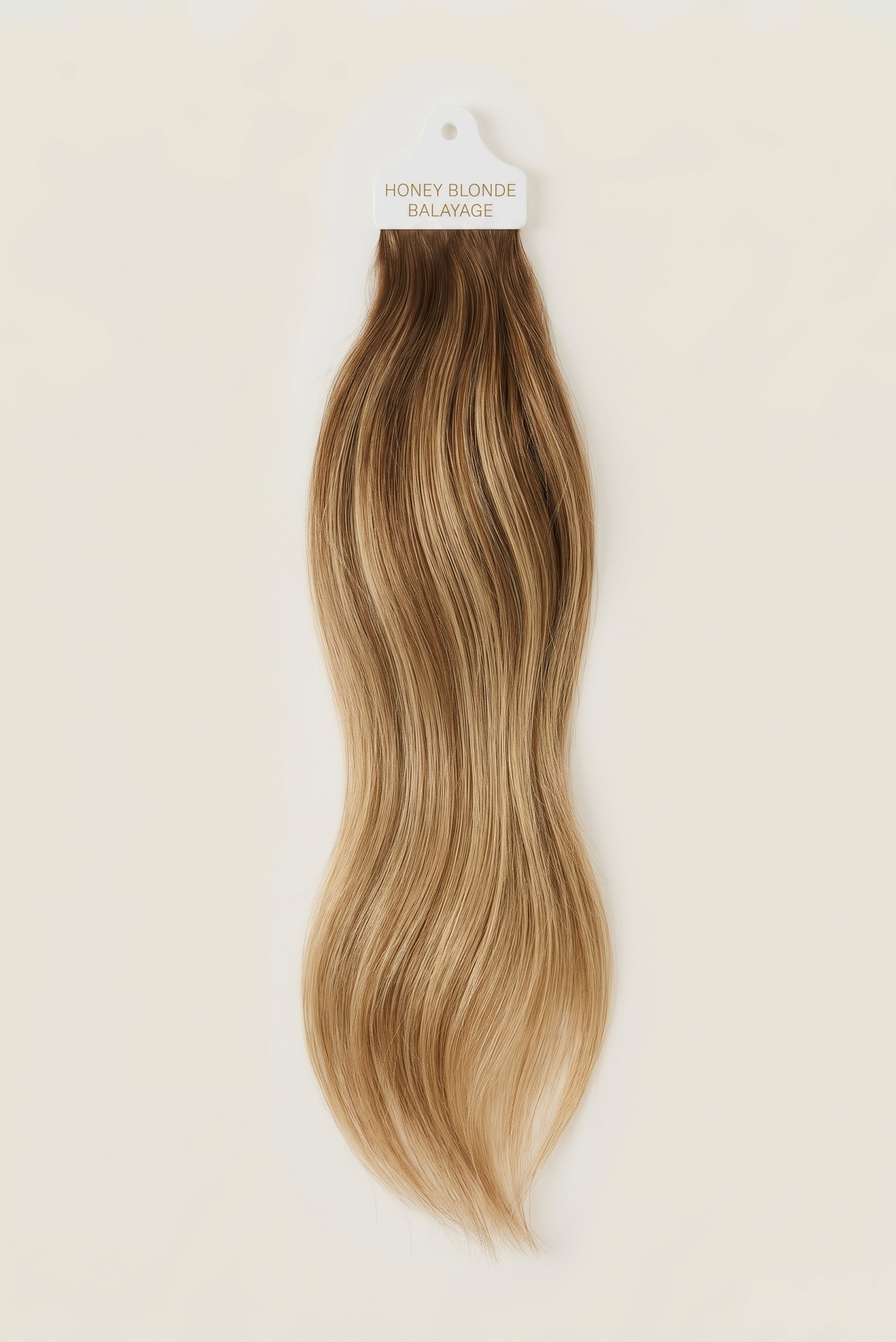 VELIA Honey Blonde Balayage individual hair shade sample