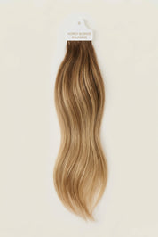VELIA Honey Blonde Balayage individual hair shade sample