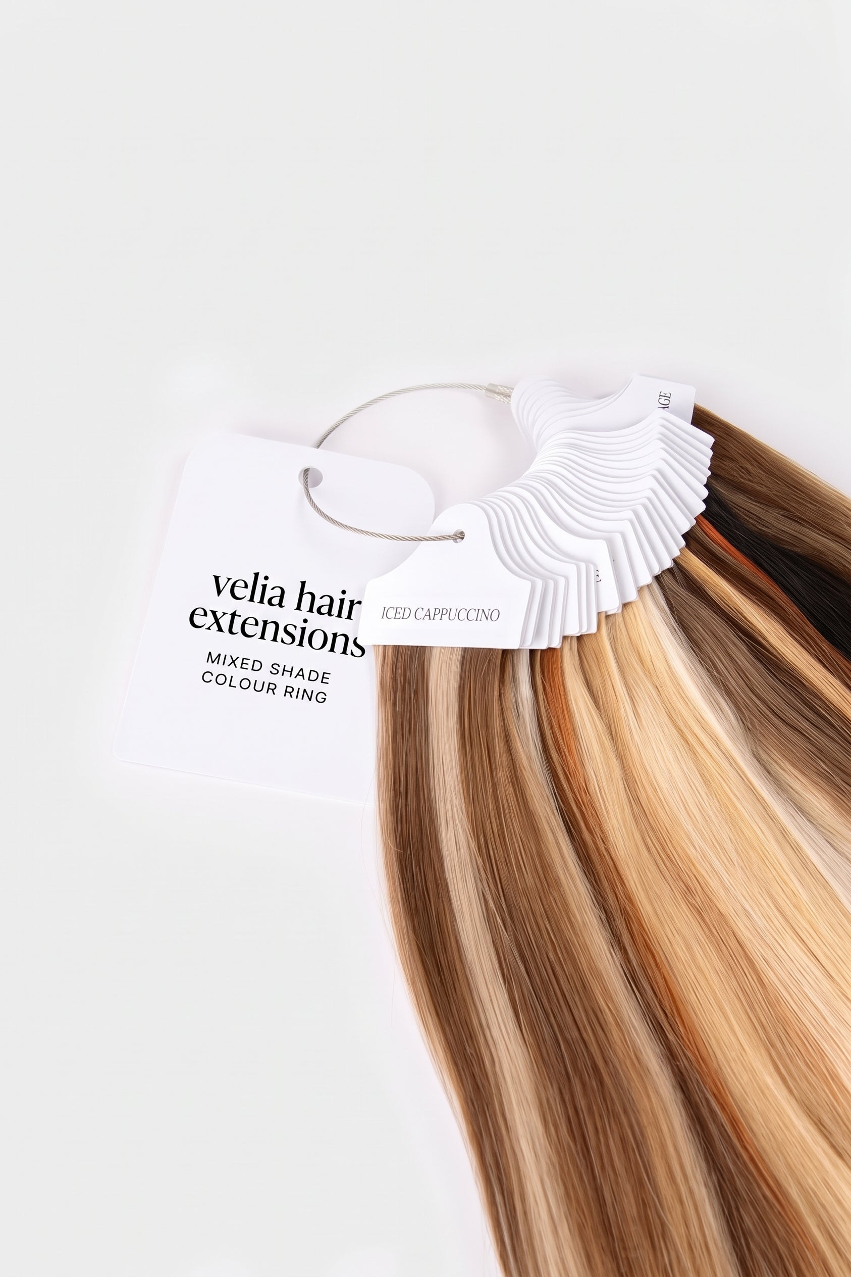 VELIA mixed-shade hair colour ring overview