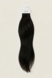 VELIA Natural Black individual hair shade sample